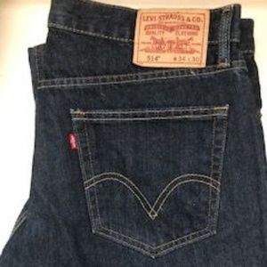 Levis 514 Dark blue jeans  34x30